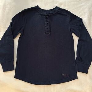 Navy Blue 3 Button Boys top